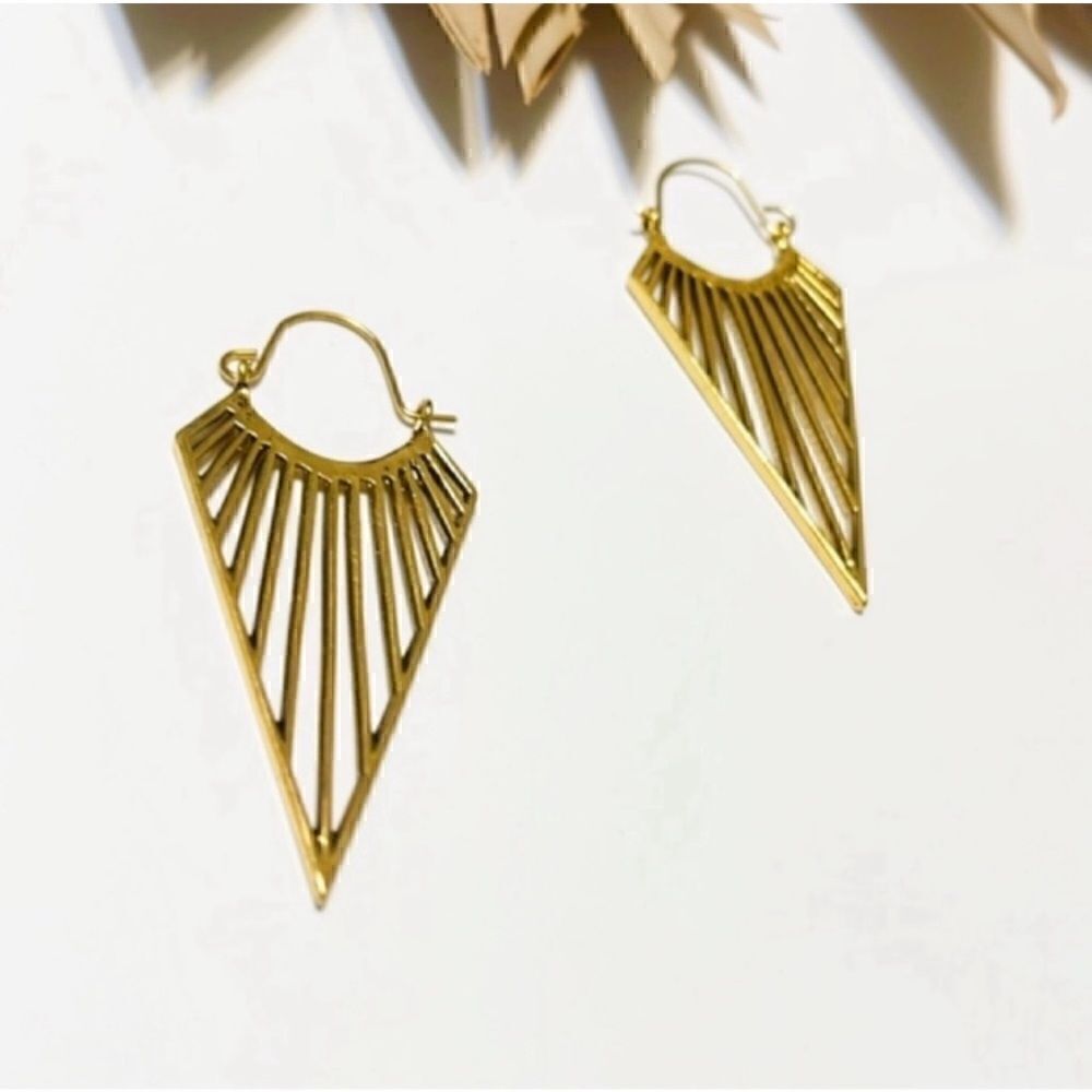 Bohoโtriangle earrings โ#135